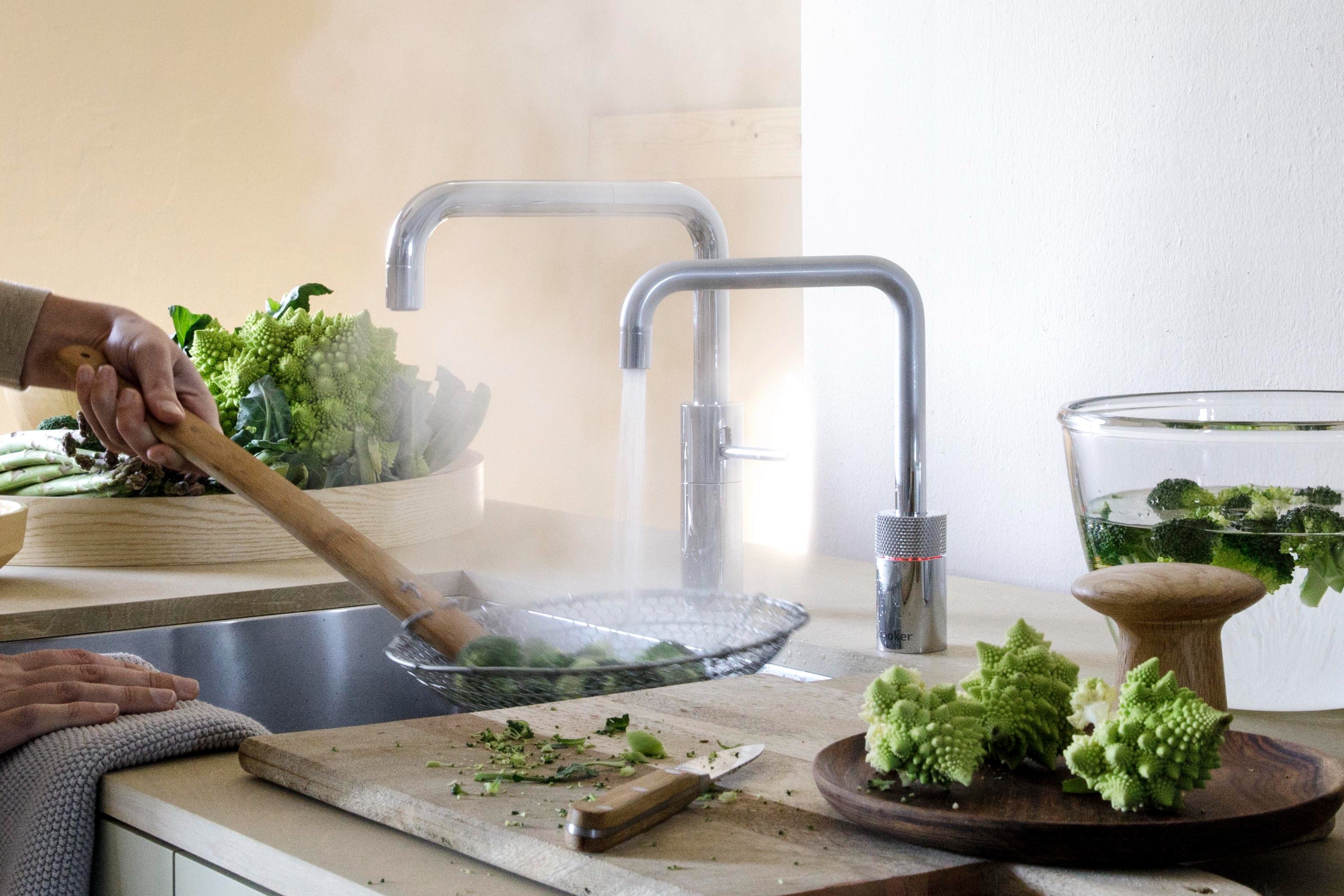 QUOOKER Nordic Square Twintaps