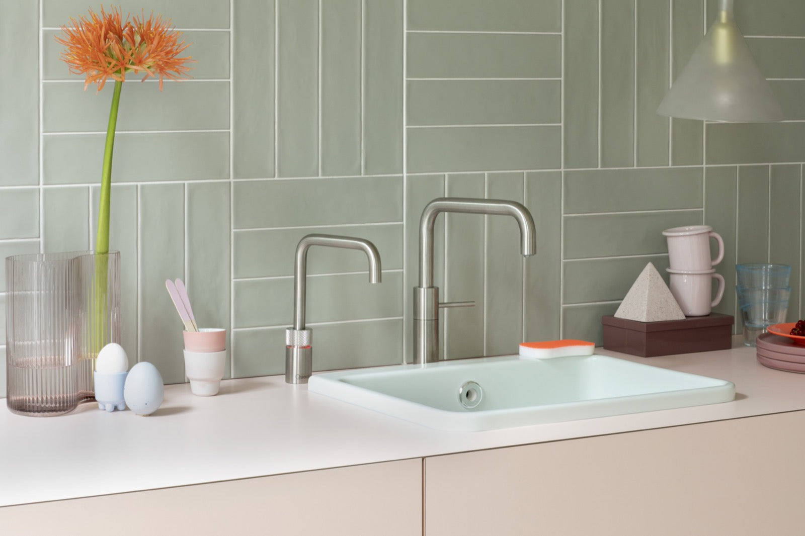 QUOOKER Nordic Square Twintaps